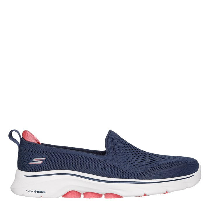 Skechers Women's Blue Slip On Runners in Size 5, Sports Direct