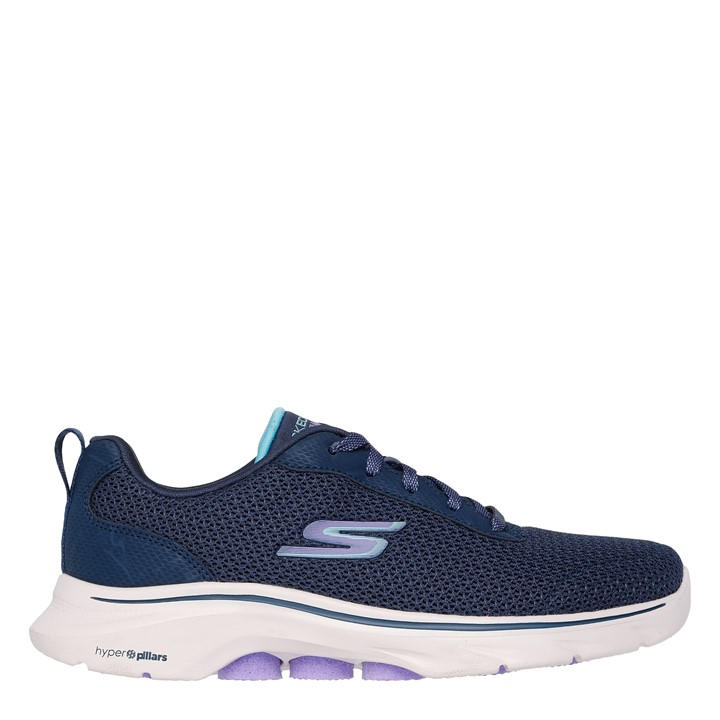 Skechers Women's Blue Athletic Mesh Slip On Runners in Size 5, Sports Direct