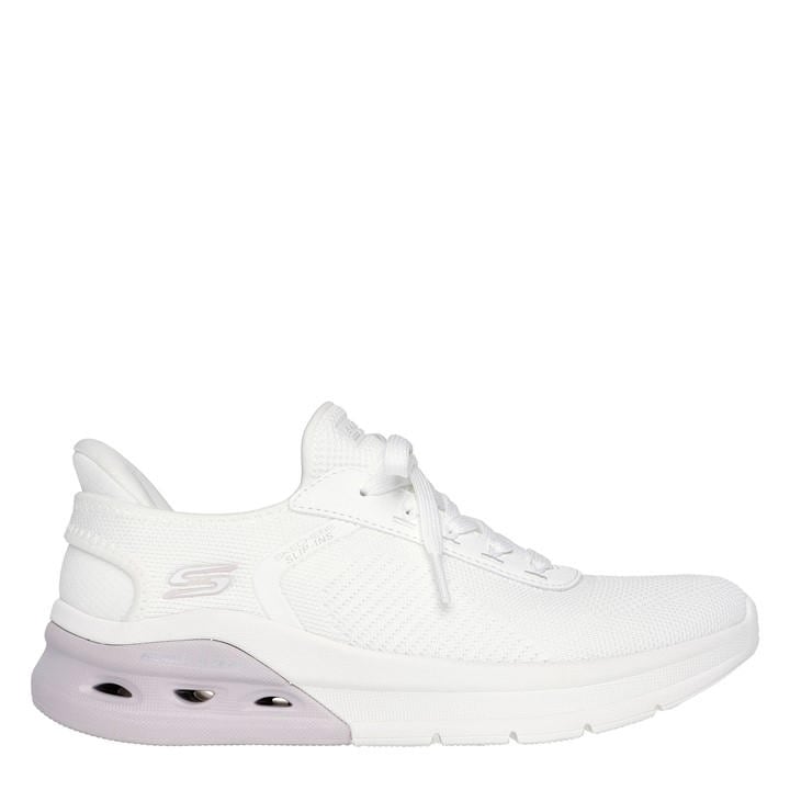 Skechers Women's White Bobs Arc Waves Runners in Size 5, Sports Direct