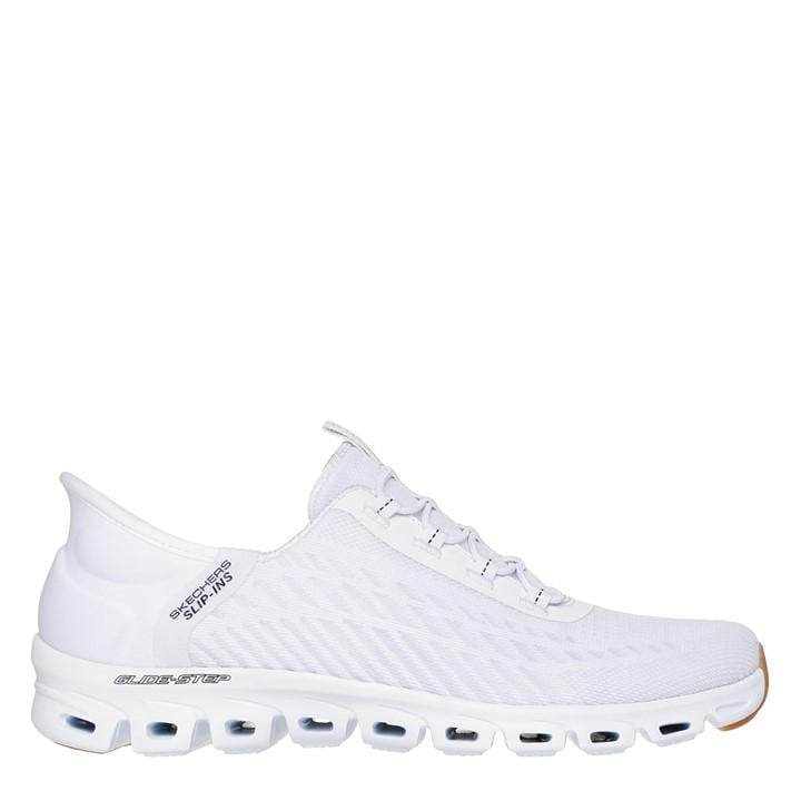 Skechers Women's White Slip-On Glide Step Runners in Size 7, Sports Direct