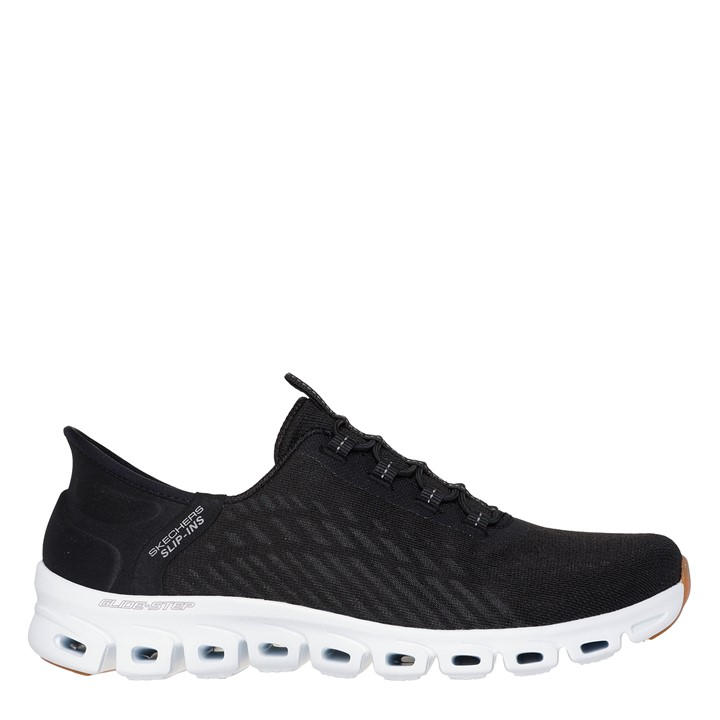 Skechers Women's Black Slip-On Glide Step Runners in Size 4, Sports Direct