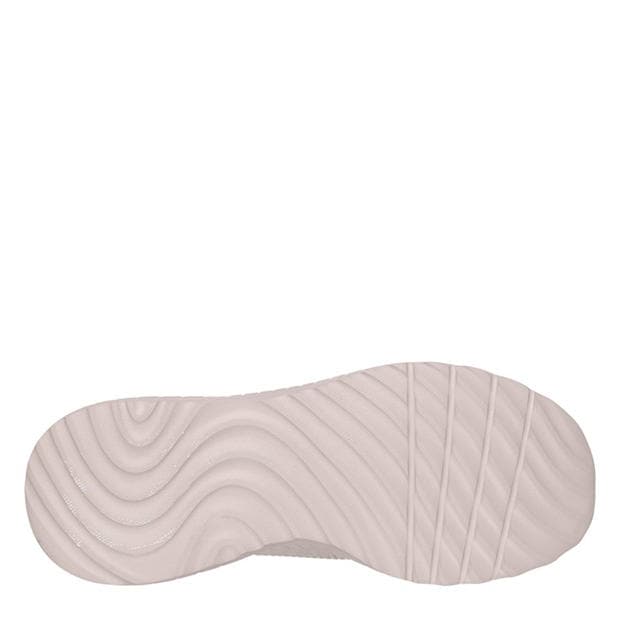 Natural - Skechers - Womens Engineered Knitted Bungee Slip-On Runners