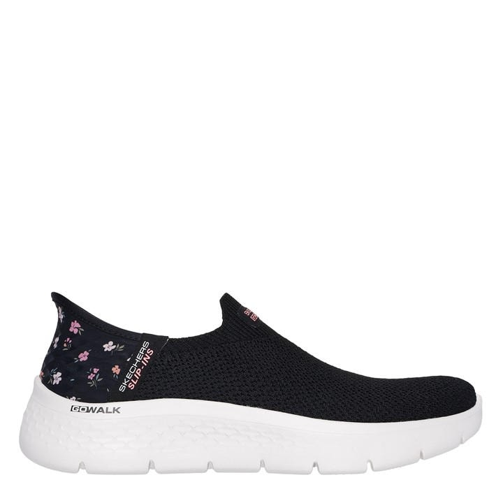 Skechers Women's Black Go Walk Flex Sunset Rose Slip-On Runners in Size 7, Sports Direct