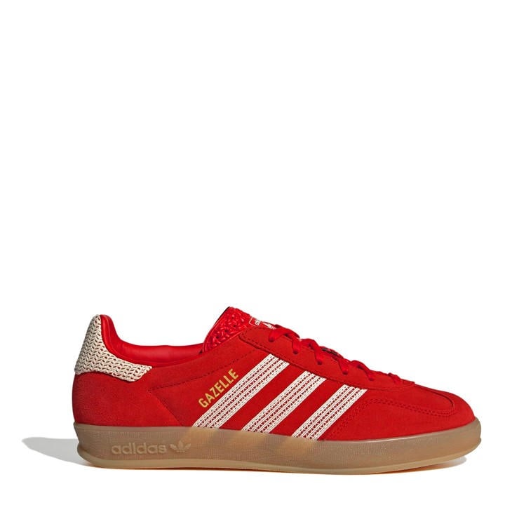 Adidas Originals Women's Red Gazelle Trainers in Size 3, Sports Direct