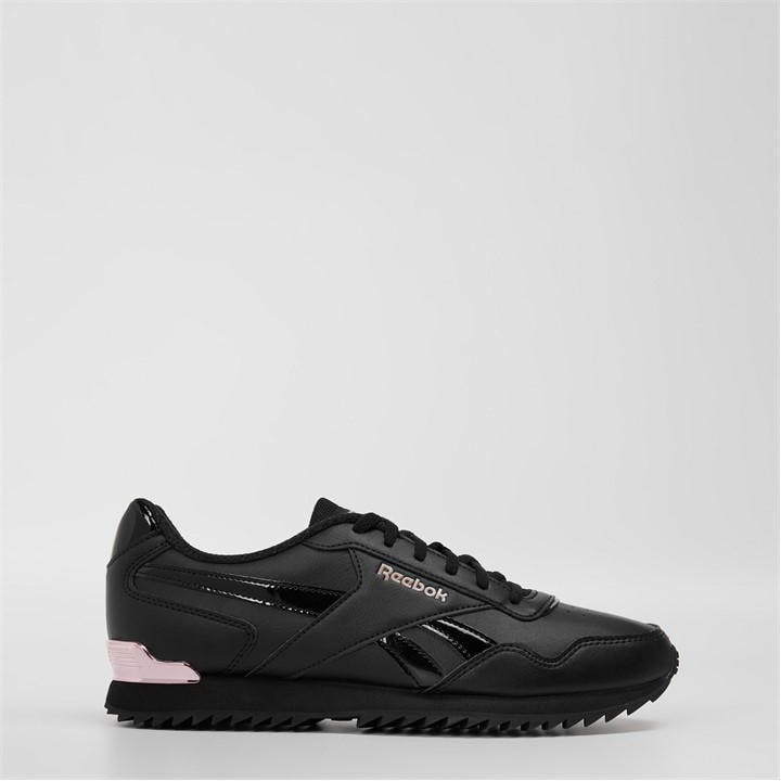 Reebok Women's Black Glide Ripple Clip Trainers in Size 5, Sports Direct