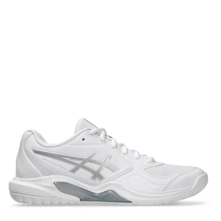Asics Women's White Dedicate 9 Tennis Shoes in Size 8, Sports Direct
