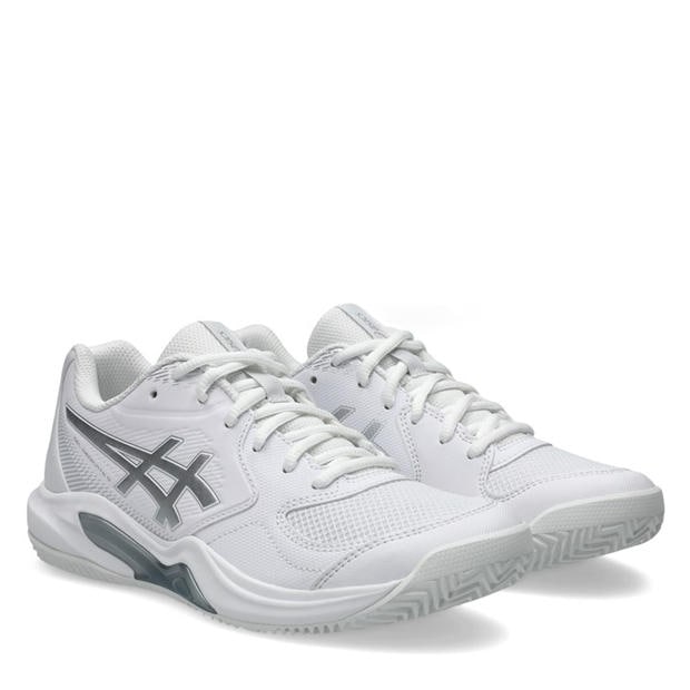 White- Clay - Asics - Women's Dedicate 9 Tennis Shoes