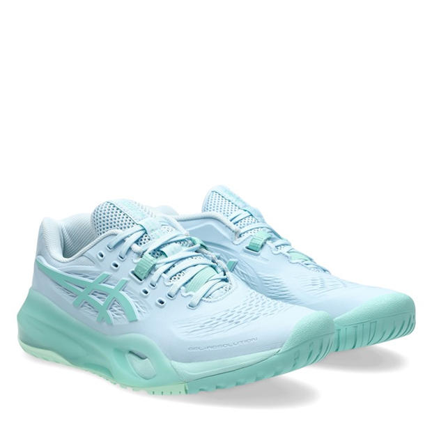 Light Blue - Asics - Women's Resol X Tennis Shoes