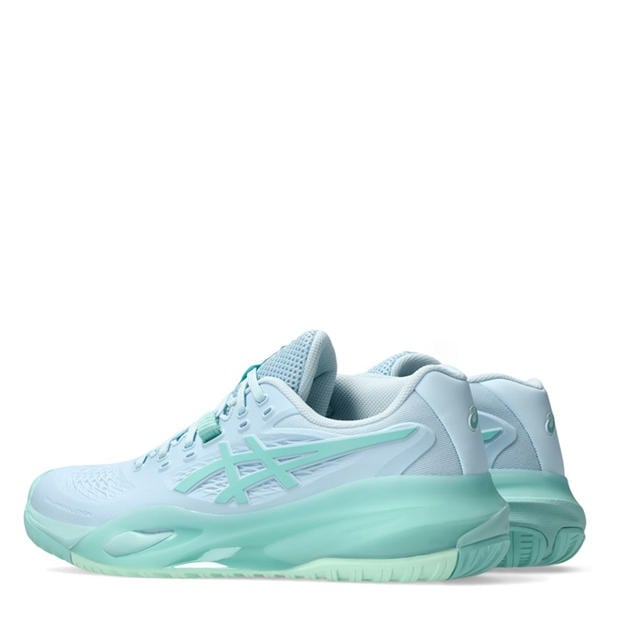 Light Blue - Asics - Women's Resol X Tennis Shoes