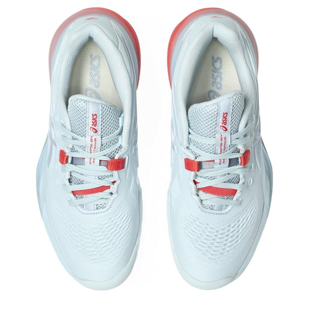 Sky/Grey Blue - Asics - Women's Gel Resolution X Tennis Shoes