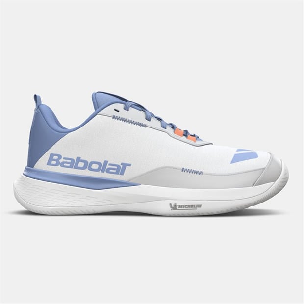 White.For Blue - Babolat - Women's Tennis Shoes