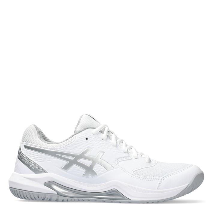 Asics Women's White Gel-Dedicate 8 Tennis Shoes in Size 5, Sports Direct