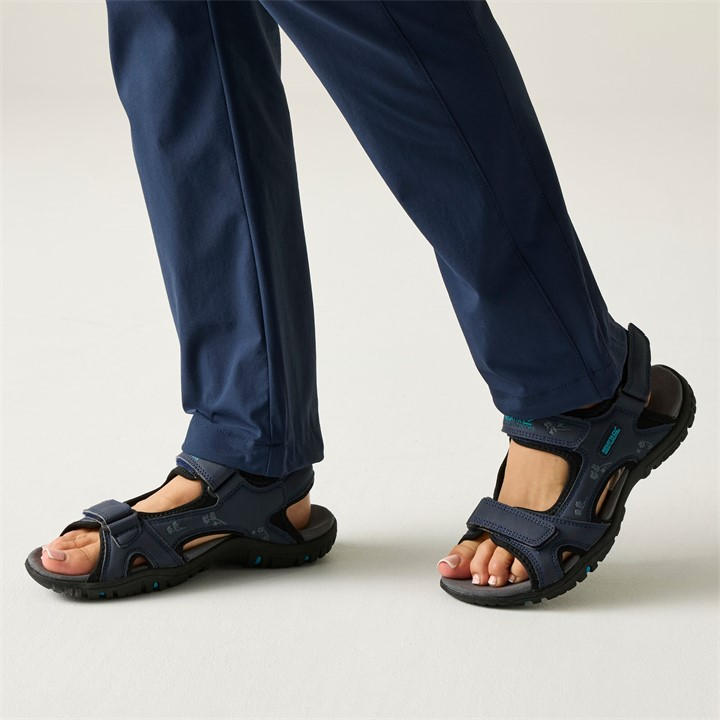 Regatta Women's Blue Haris Sandals in Size 7, Sports Direct