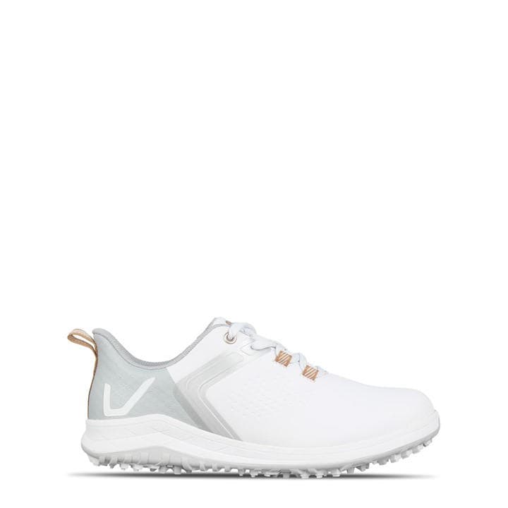Slazenger Women's White V Series Spiked Golf Shoes in Size 8, Sports Direct