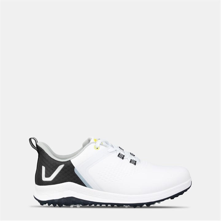 Slazenger Boys White V Series Spiked Golf Shoes  in Size 6, Sports Direct