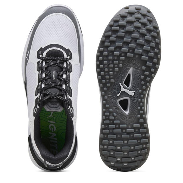 White-Slate Sky - Puma - Men's IGNITE Elevate X Spikeless Golf Shoes