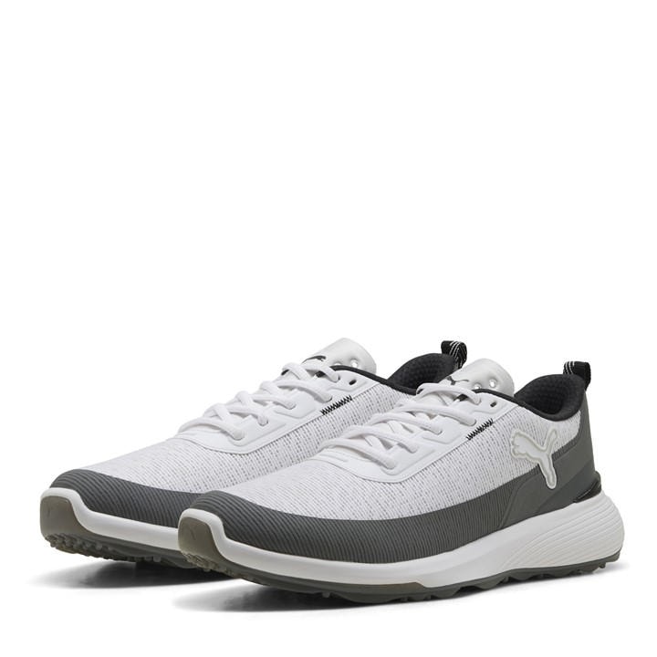 Puma Men's White Gruve Spikeless Golf Shoes in Size 10, Sports Direct