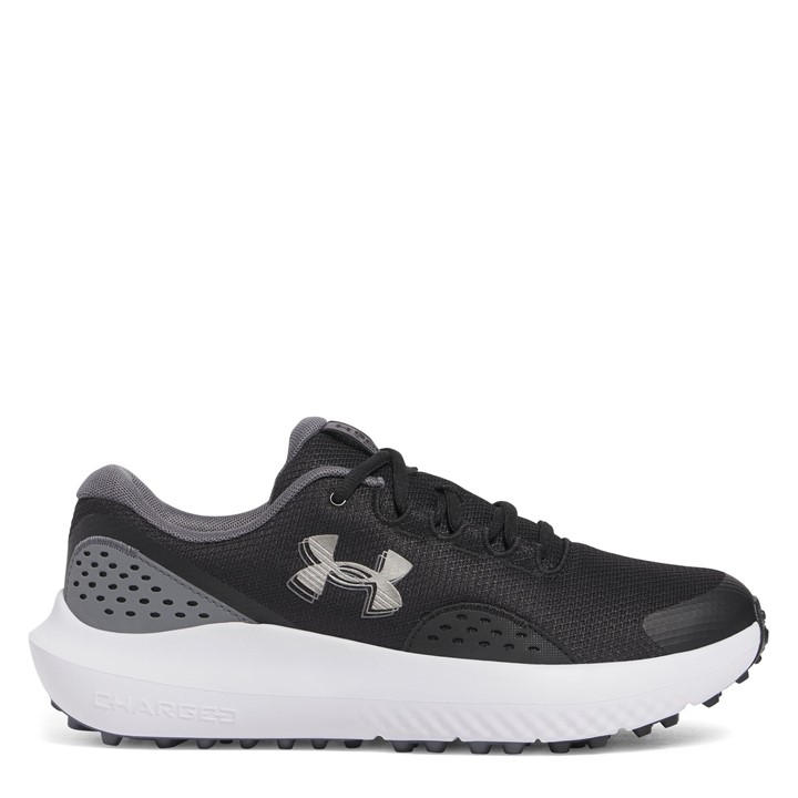 Under Armour Men's Black Surge Spikeless Golf Shoes in Size 7, Sports Direct
