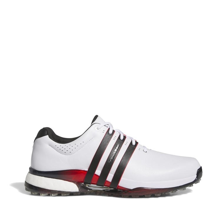 Adidas Men's Red Tour360 25 Wide Spikeless Golf Shoes in Size 9, Sports Direct