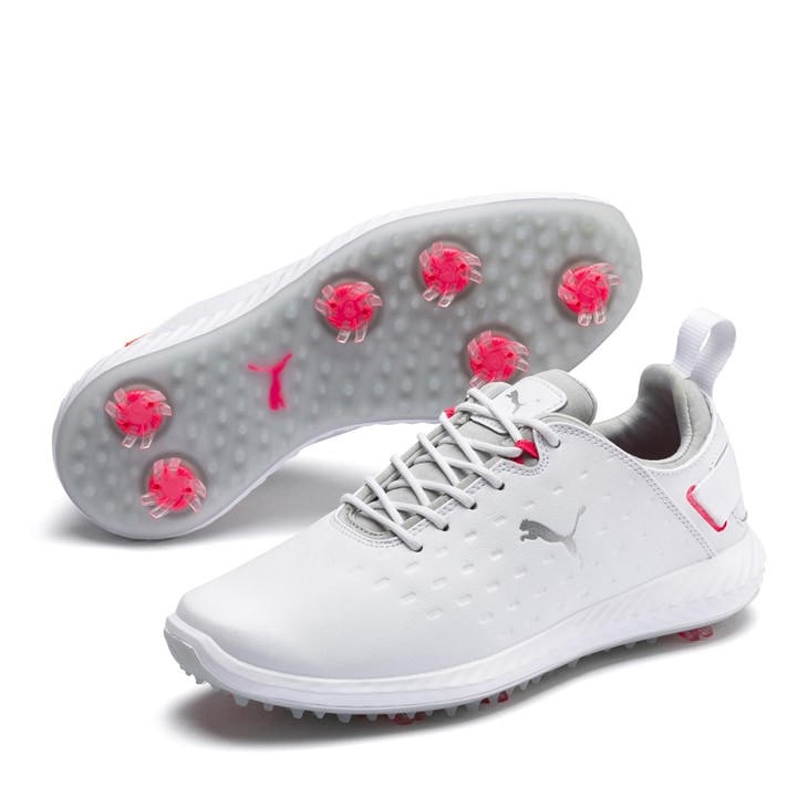 Puma Women's White Ignite Blaze Pro Spikeless Golf Shoes in Size 4.5, Sports Direct