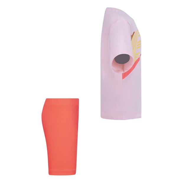 Pink - Nike - Lets Roll Boxy T-Shirt & Shorts Set