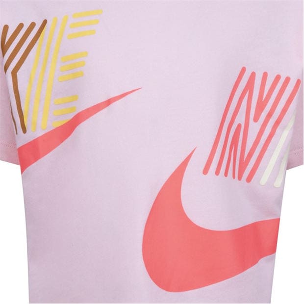 Pink - Nike - Lets Roll Boxy T-Shirt & Shorts Set