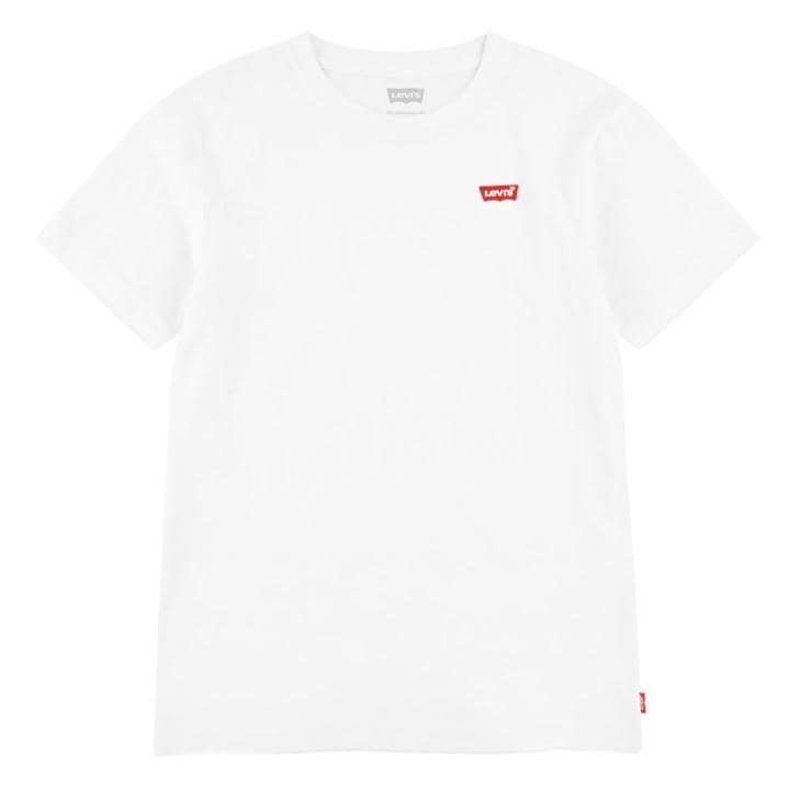 Levis Boys White Batwing T-Shirt, Sports Direct