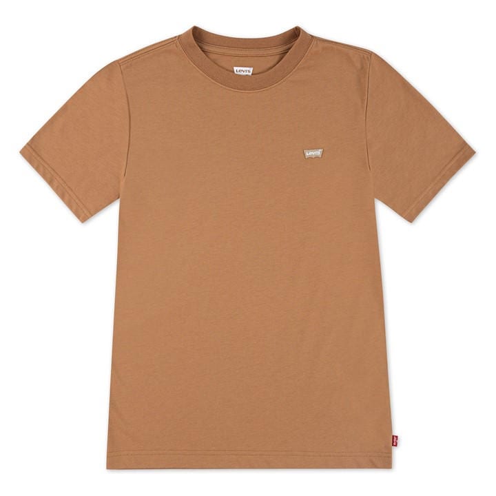 Levis Boys Brown Batwing T-Shirt, Sports Direct