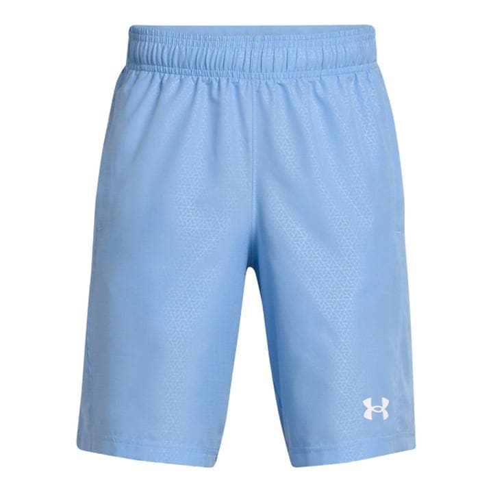 Under Armour Boys Blue Kids' Woven Halfback Emboss Swim Shorts in Size 9 - 10 Years, Sports Direct