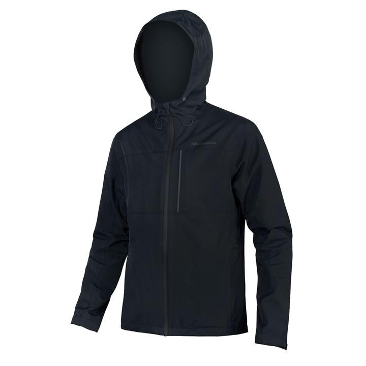 Endura Men's Black Hummvee Waterproof Hooded Long Sleeve Performance Cycling Jacket in Size 2XL, Sports Direct