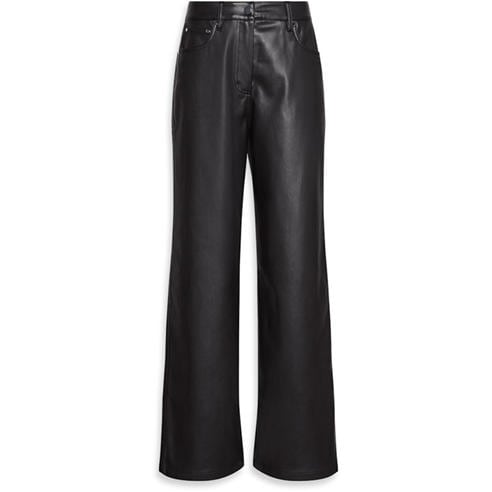 Calvin Klein Jeans - Women's Tailored Leather Trousers