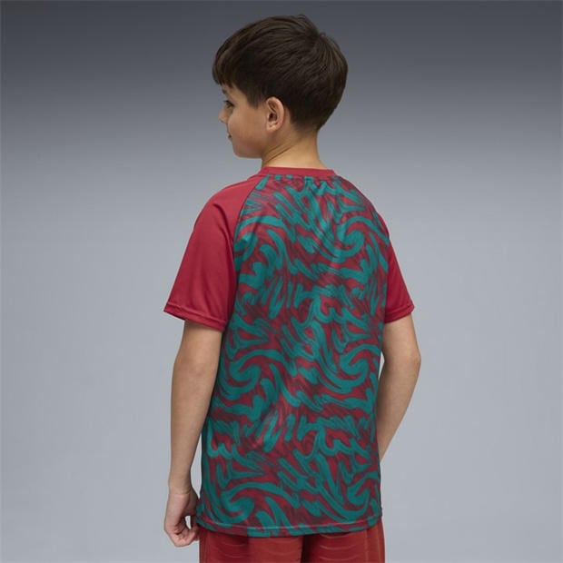 Red/Green - Puma - Kids Portugal Warm-Up Shirt World Cup 2026