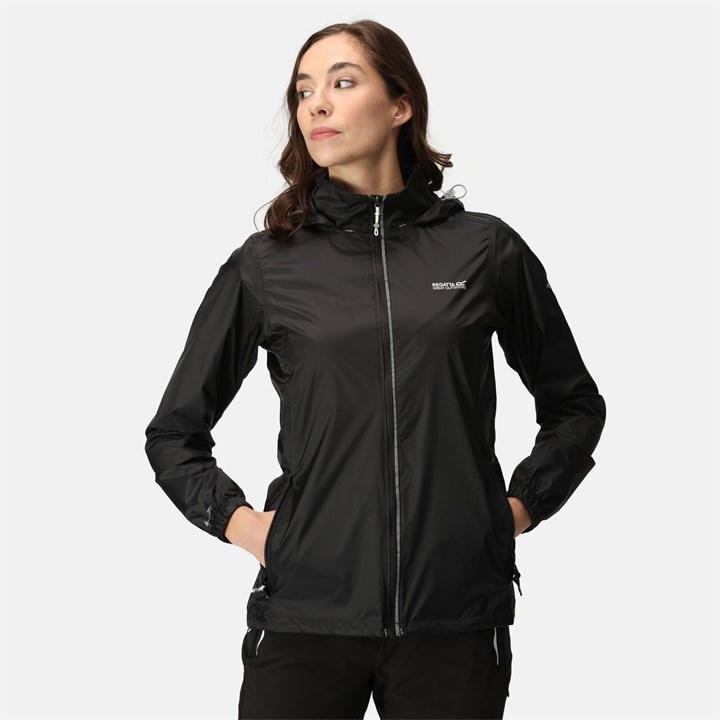 Regatta Womens Corinne Iv Pack It Waterproof Shell Jacket - Black - Image 5
