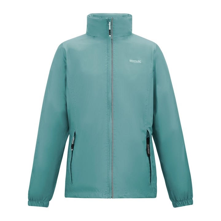 Regatta Women's Green Corinne Iv Waterproof Jacket in Size 10, Sports Direct