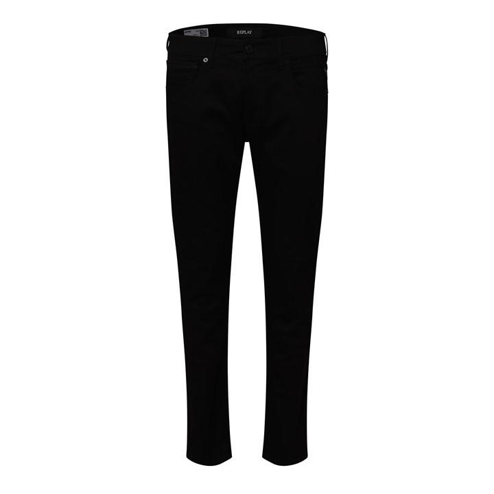 Replay Men's Black Grover Straight-Fit Jeans, Sports Direct