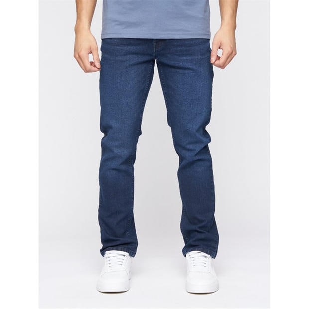 Синьо - Crosshatch - Malcom Slim-Fit Jeans
