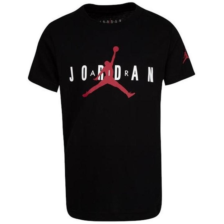 Air Jordan Boys Black Big Logo T Shirt Infant in Size 3 - 4 Years, Sports Direct
