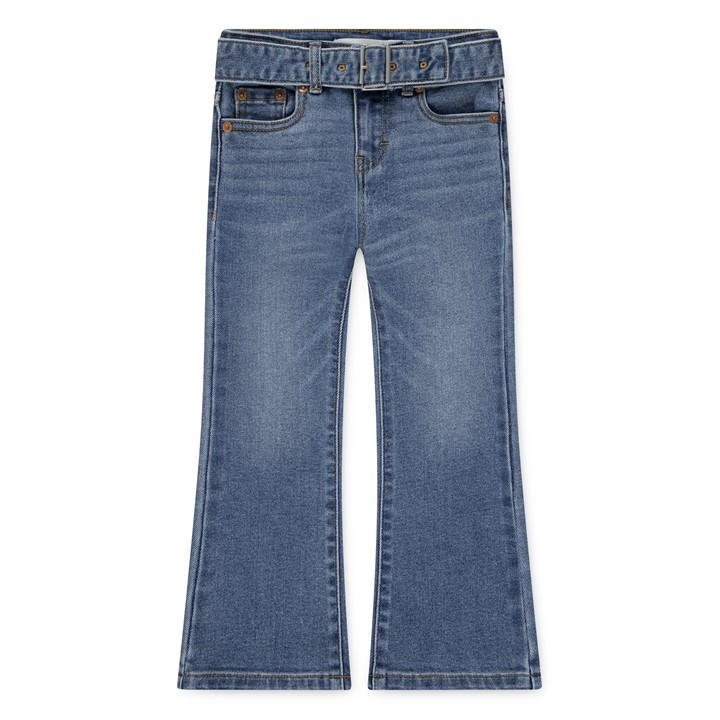 Levis Girls Blue Kids' Flare Bootcut Jeans With Belt in Size 13 - 14 Years, Sports Direct