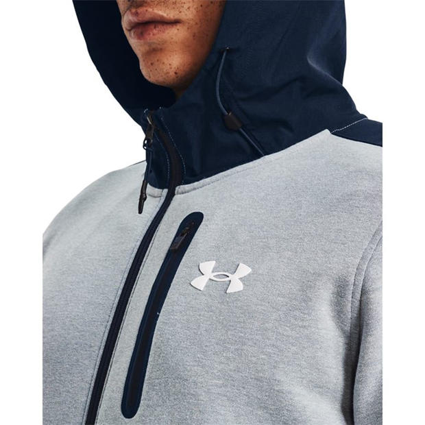 Grey - Under Armour - Threadbone Full-Zip Hoodie