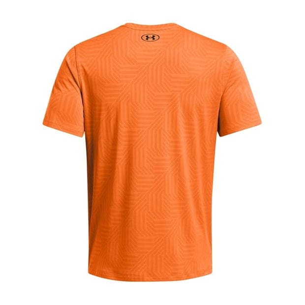 Orange - Under Armour - Tech Vent Geotessa Short Sleeve T-Shirt