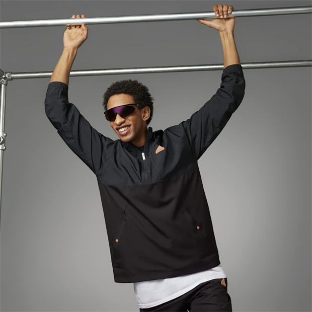 Black - adidas - Lift Your Mind Windbreaker Jacket