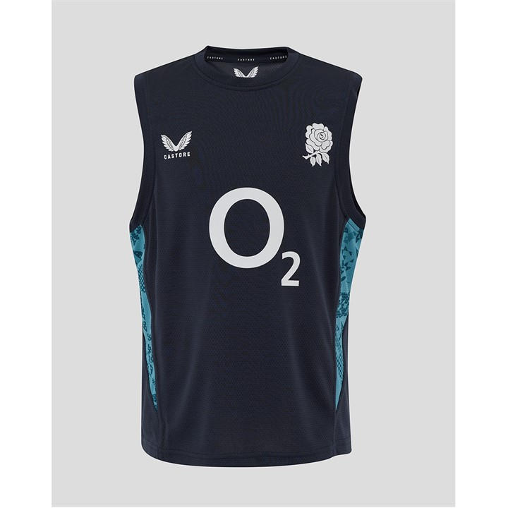 England   Kids   Rugby Performance Vest 2025 , Football by Castore in Size 9 - 10 Years, Sports Direct