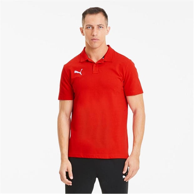 Red - Puma - TeamGOAL 23 Casuals Polo Shirt
