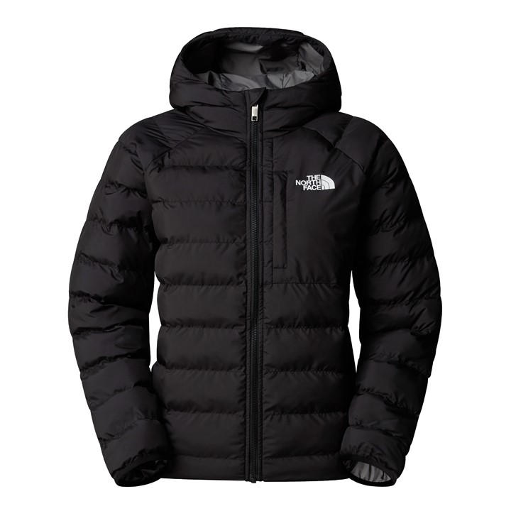The North Face  Kids Black Kids' Reversible Perrito Dwr Short Puffer Jacket in Size L, Sports Direct