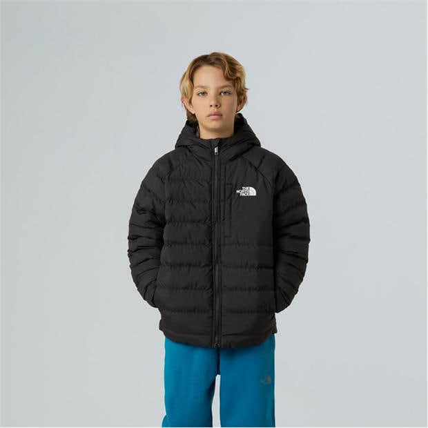 Black - The North Face - Kids' Reversible Perrito DWR Short Puffer Jacket