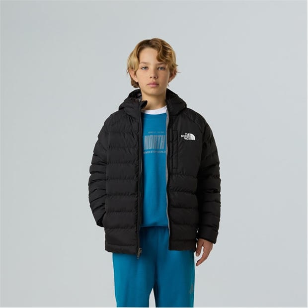 Black - The North Face - Kids' Reversible Perrito DWR Short Puffer Jacket