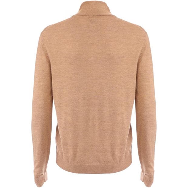 Sand - Gant - Extrafine Merino Wool Zip Cardigan