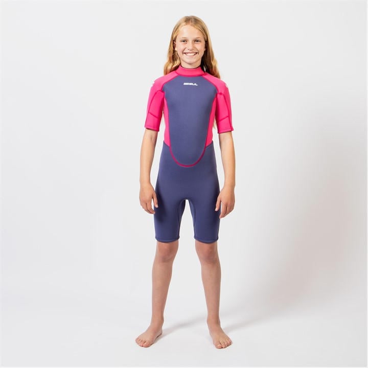 Gul  Blue Response 32  Flatlock Natur Shorti Wetsuit in Size 13 - 14 Years, Sports Direct
