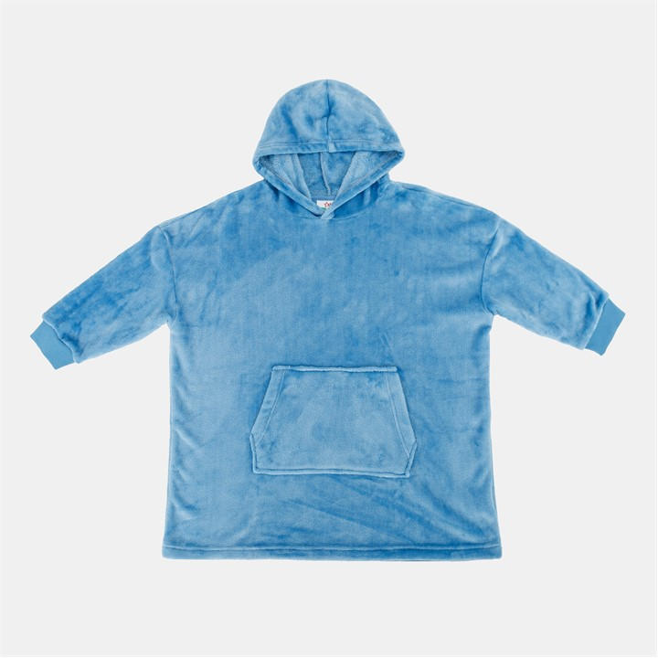 Star Boys Blue Oversized Snuggle Hoodie  in Size 9 - 10 Years, Sports Direct