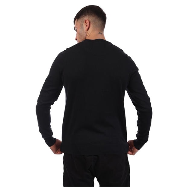Navy - Weekend Offender - Argentina Cotton Crew Knit